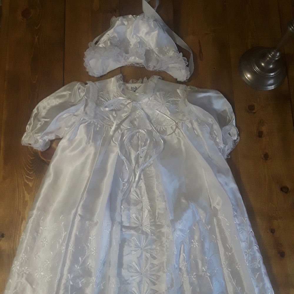 4 piece baptismal dress